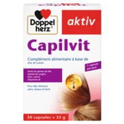 Illustration of the product packaging Doppelherz aktiv Capilvit  front view